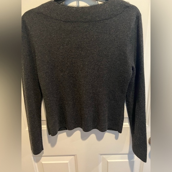 Talbots dark grey cardigan size S - Picture 2 of 7